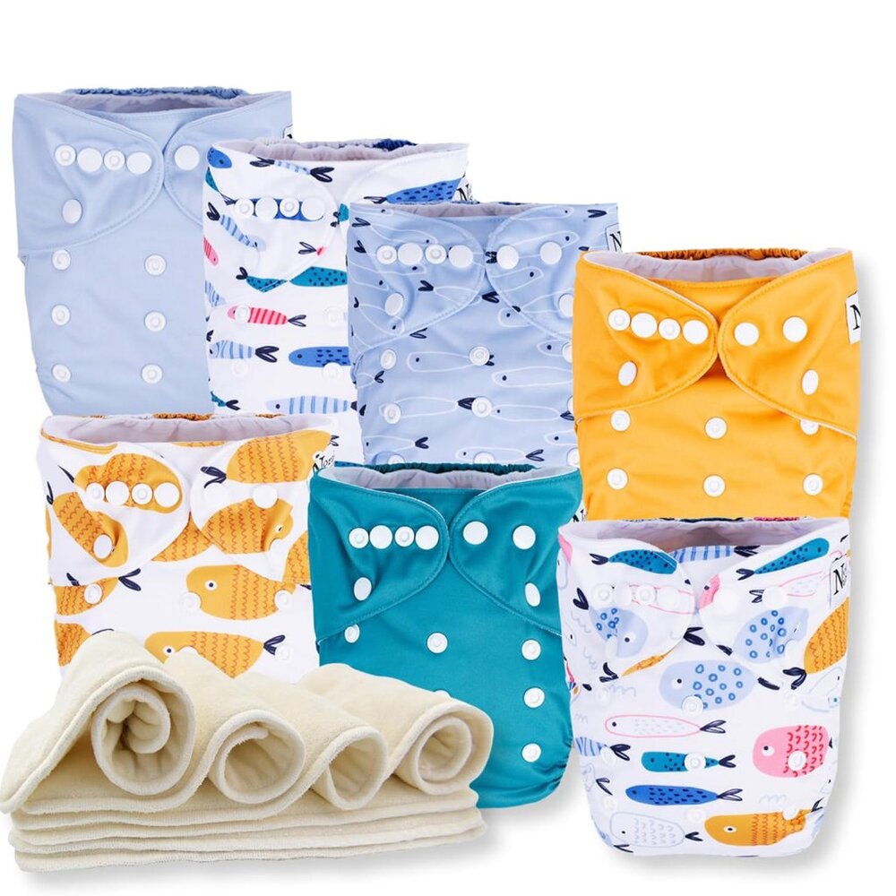 Nora's Nursery Resuable Cloth Diapers (7)